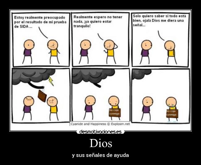 Dios - y sus señales de ayuda