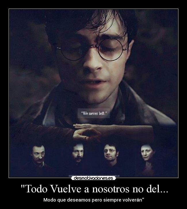 Todo Vuelve a nosotros no del... -