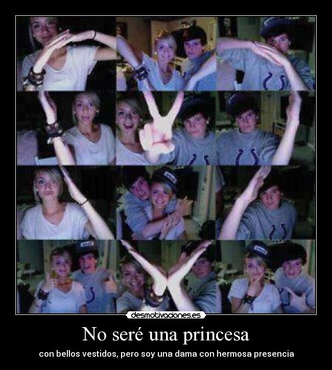 No seré una princesa -