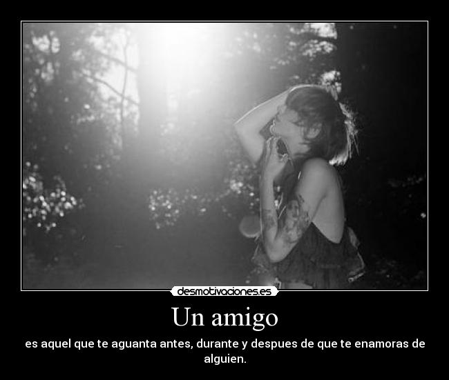 Un amigo -