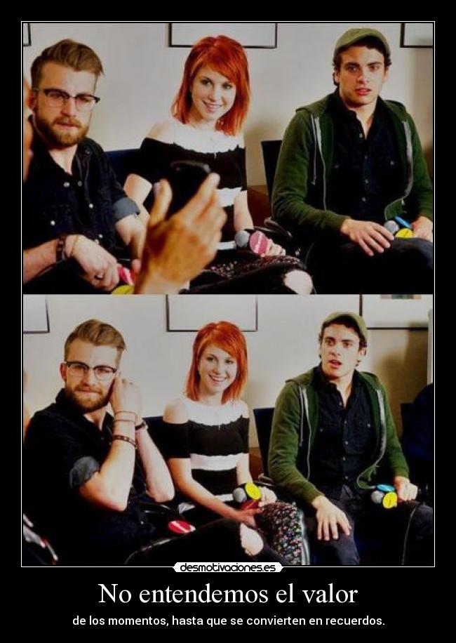 No entendemos el valor - 