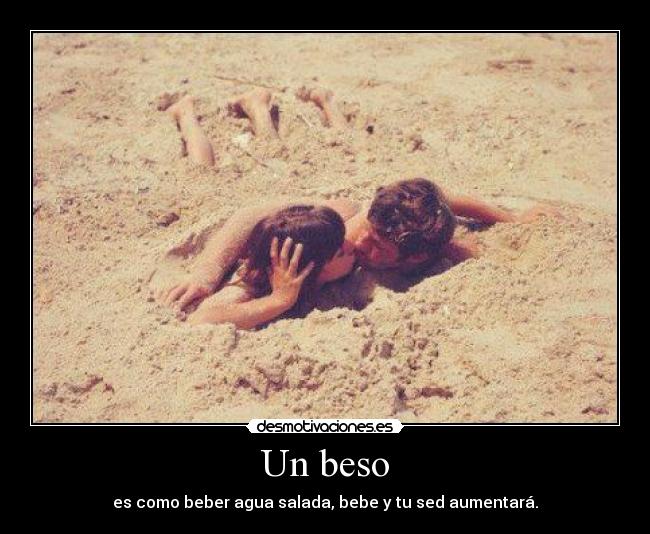 Un beso -