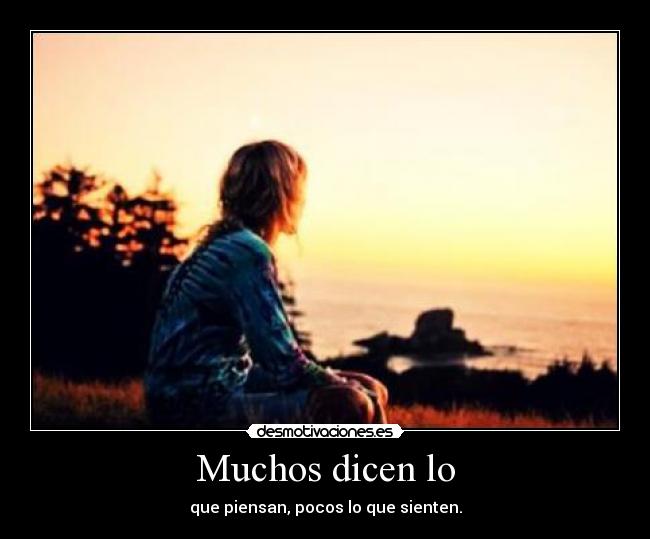 Muchos dicen lo - 