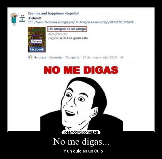No me digas... - 