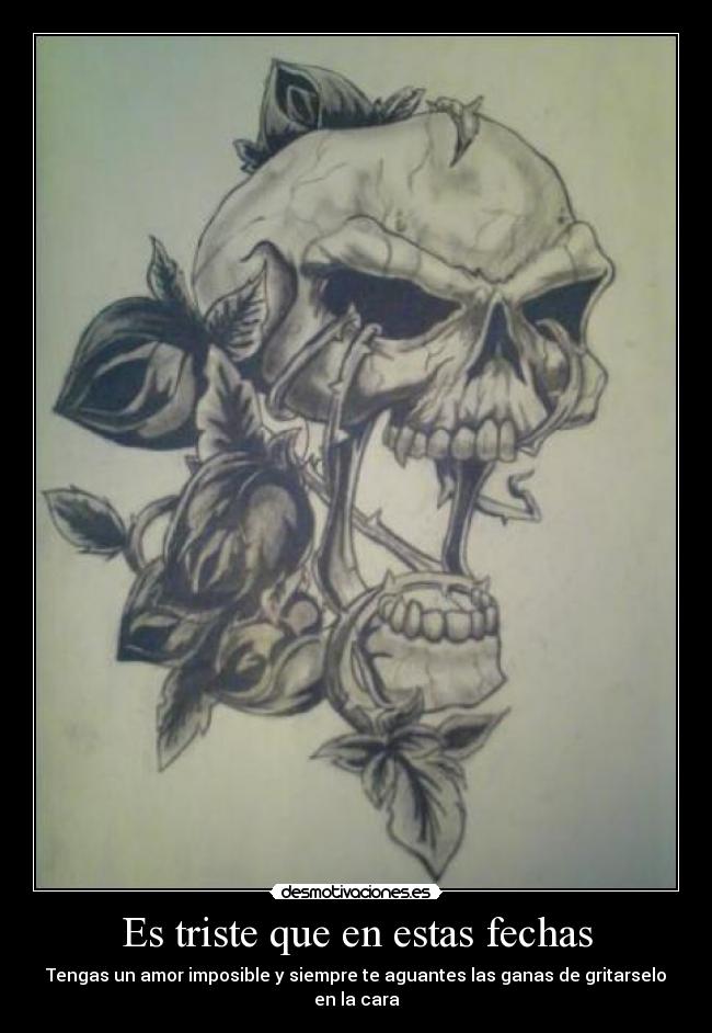 Es triste que en estas fechas - 