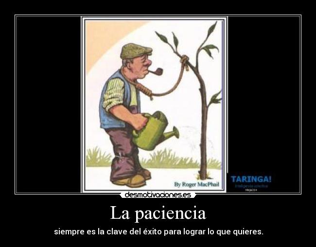 carteles paciencia vida esperar esperar esperar desmotivaciones