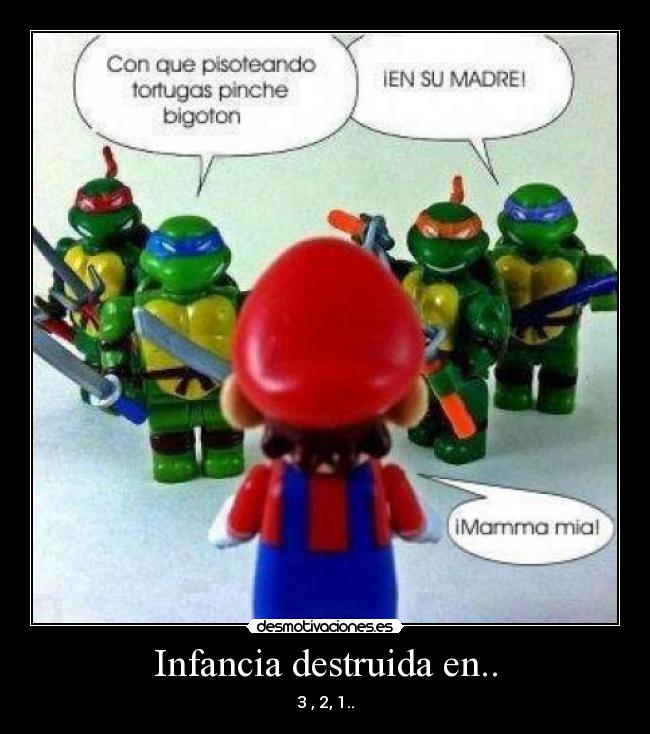 Infancia destruida en.. - 3 , 2, 1..