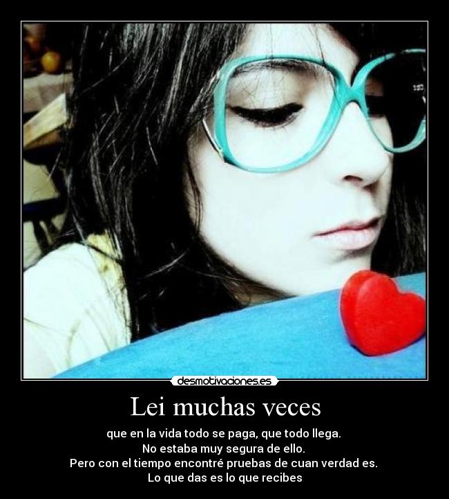 Lei muchas veces - 