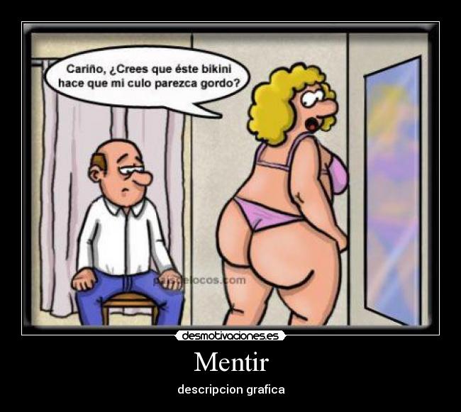 Mentir - descripcion grafica