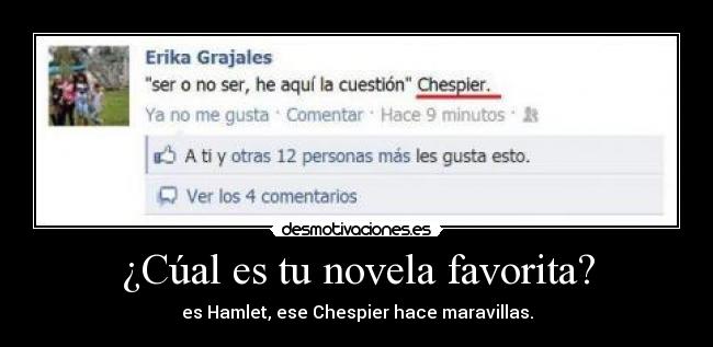 ¿Cúal es tu novela favorita? - 