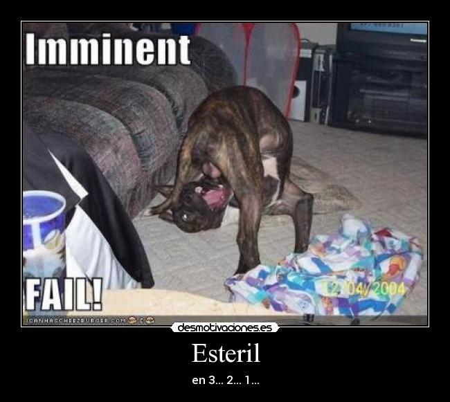 Esteril - en 3... 2... 1...