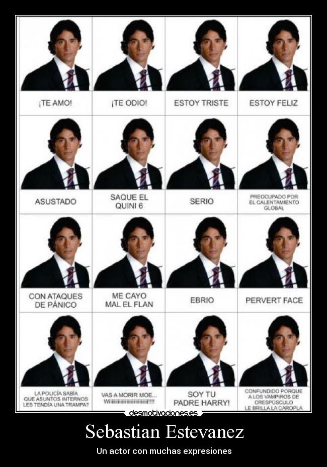 Sebastian Estevanez - Un actor con muchas expresiones