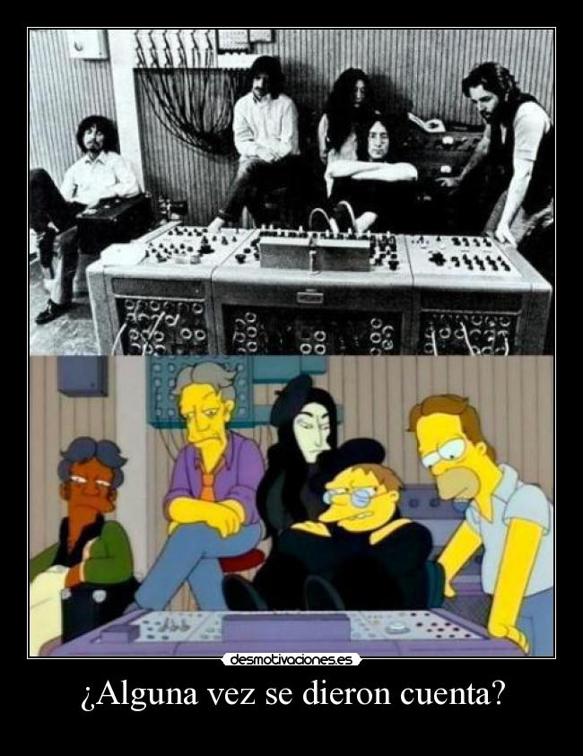 ¿Alguna vez se dieron cuenta? -