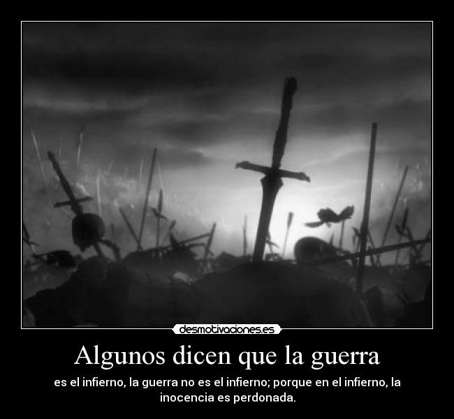 carteles guerra hothawk campo batalla inocentes mueren kaliso desmotivaciones