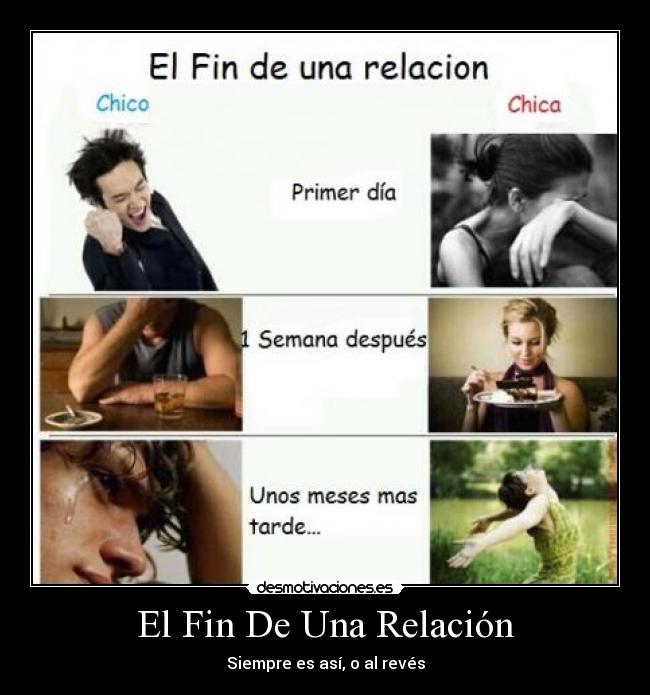 El Fin De Una Relación - Siempre es así, o al revés