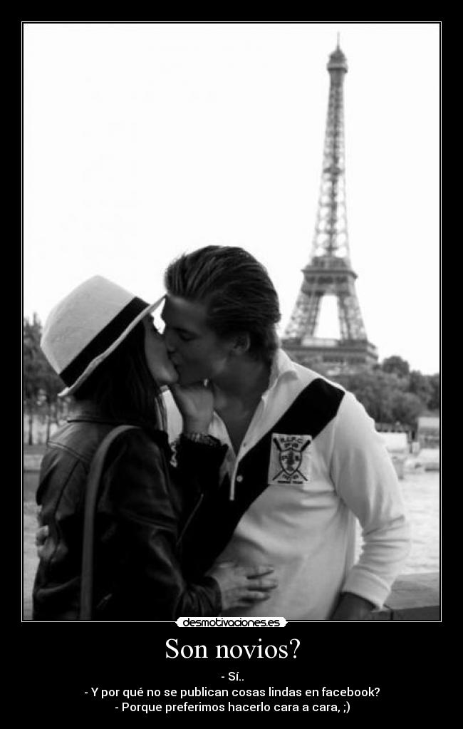 Son novios? -
