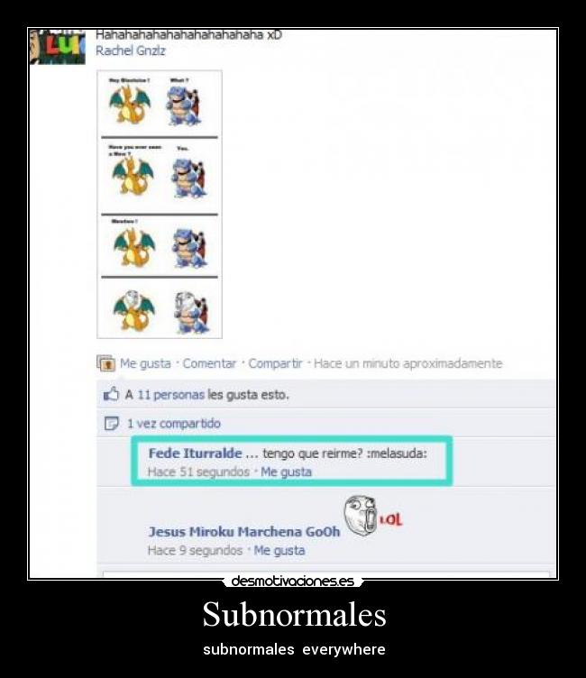 Subnormales - subnormales everywhere