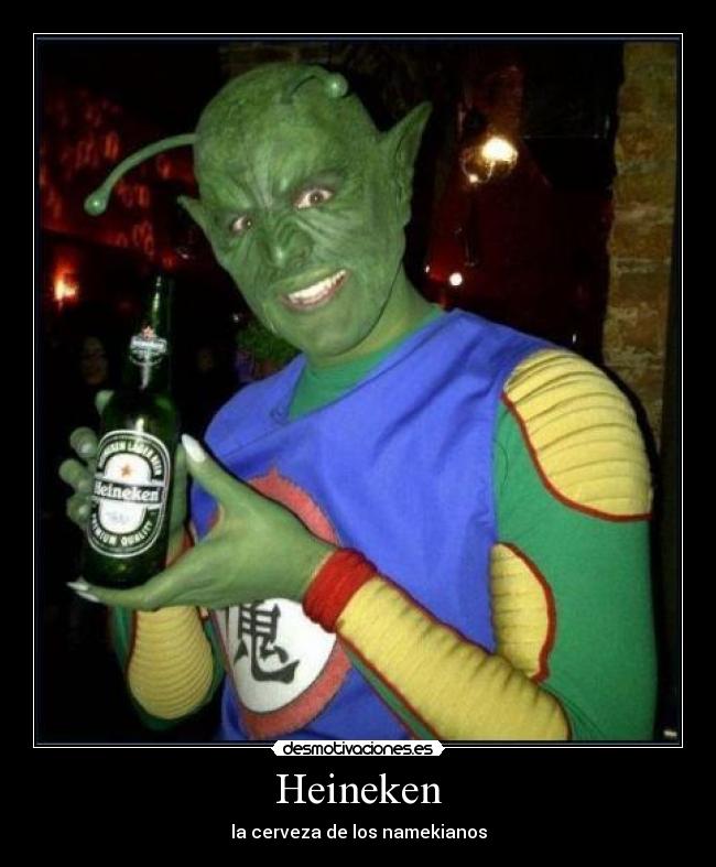 Heineken - la cerveza de los namekianos