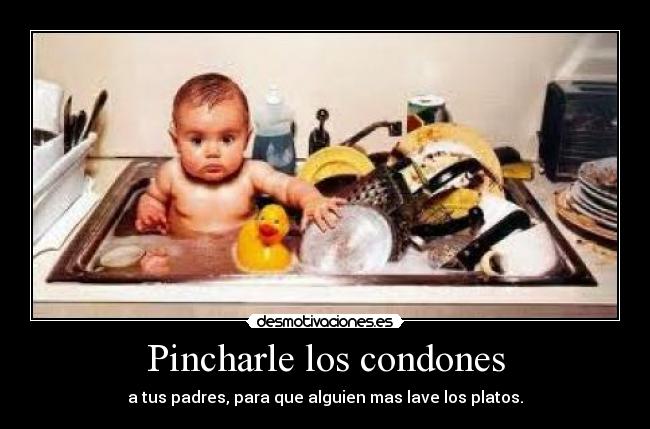 Pincharle los condones - 