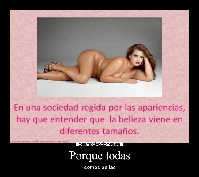 Porque todas - somos bellas