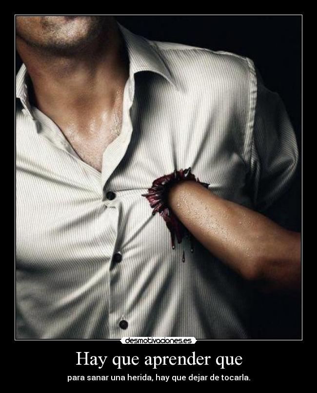 Hay que aprender que -