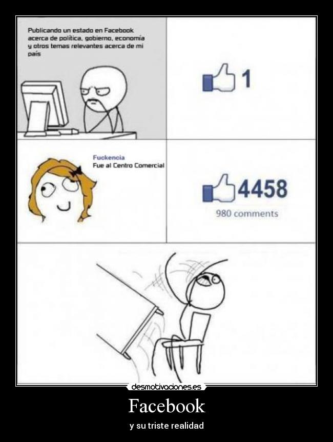 Facebook - y su triste realidad