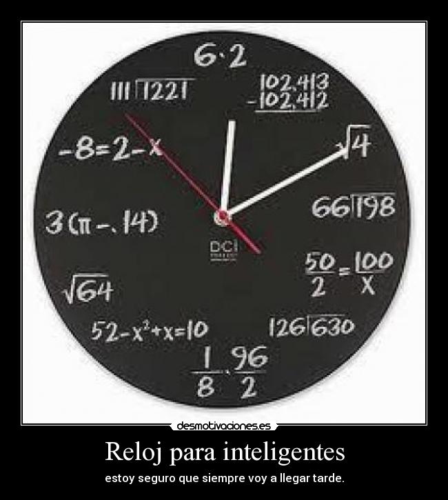 Reloj para inteligentes -