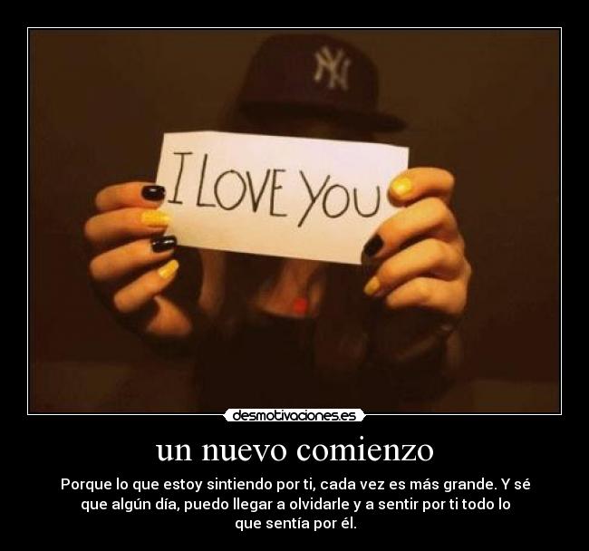 un nuevo comienzo - 
