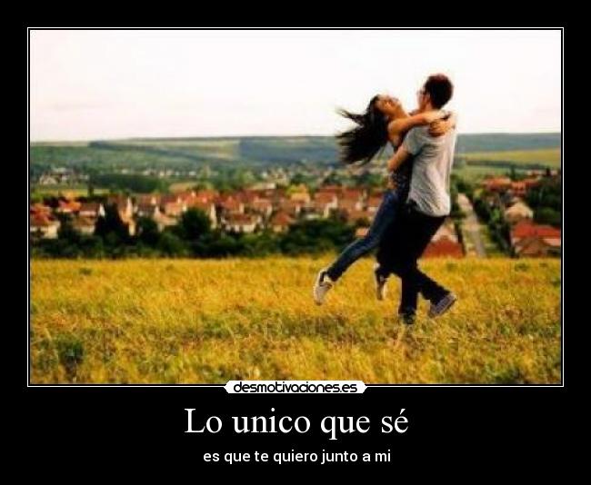 Lo unico que sé - 