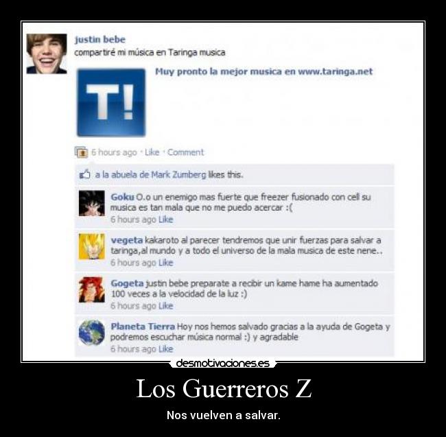 Los Guerreros Z - Nos vuelven a salvar.