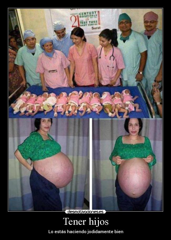 Tener hijos - Lo estás haciendo jodidamente bien