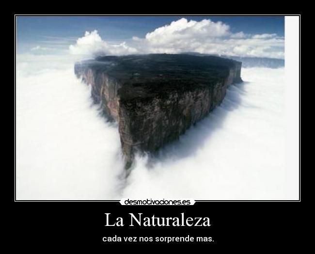 La Naturaleza - cada vez nos sorprende mas.