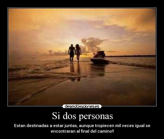 Si dos personas -