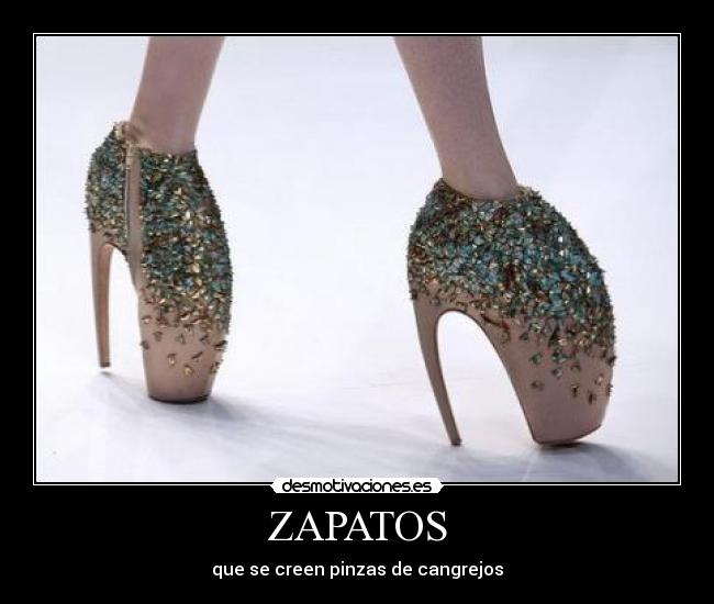 carteles zapatos desmotivaciones