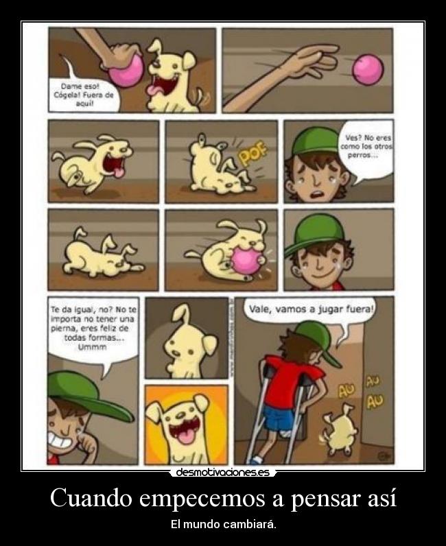 Cuando empecemos a pensar así - 