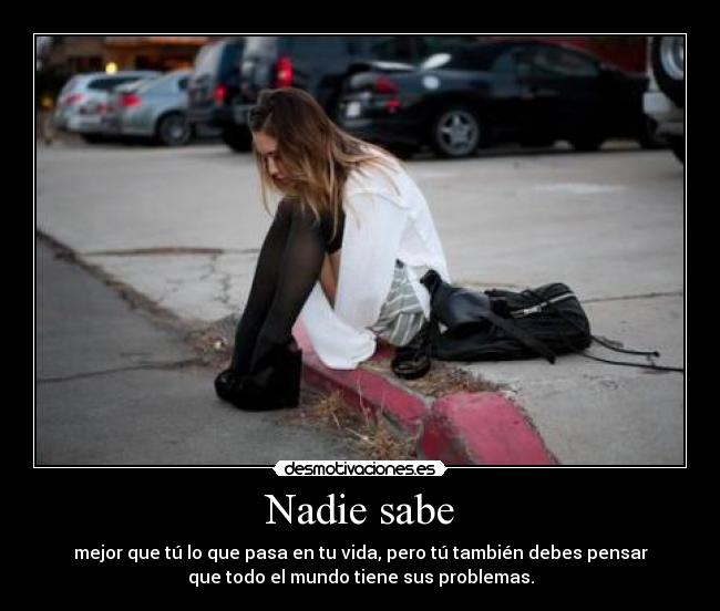 Nadie sabe -