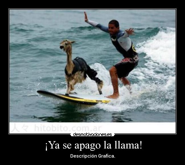 carteles llamas surfistas ptm desmotivaciones