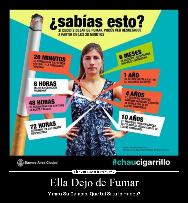 Ella Dejo de Fumar - Y mira Su Cambio, Que tal Si tu lo Haces?