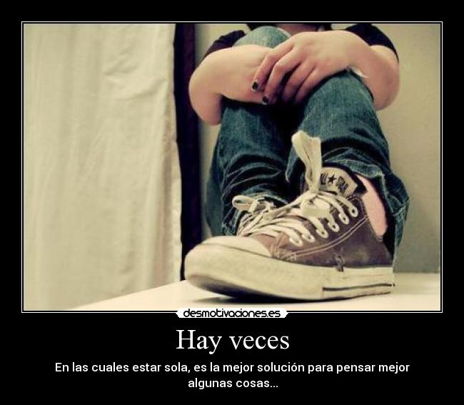 Hay veces -