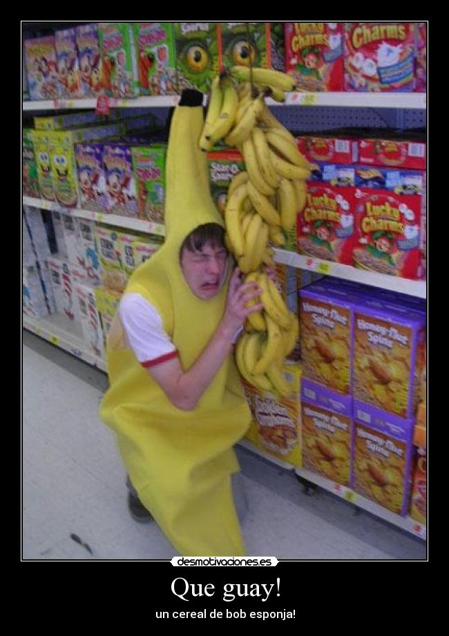 Que guay! - un cereal de bob esponja!