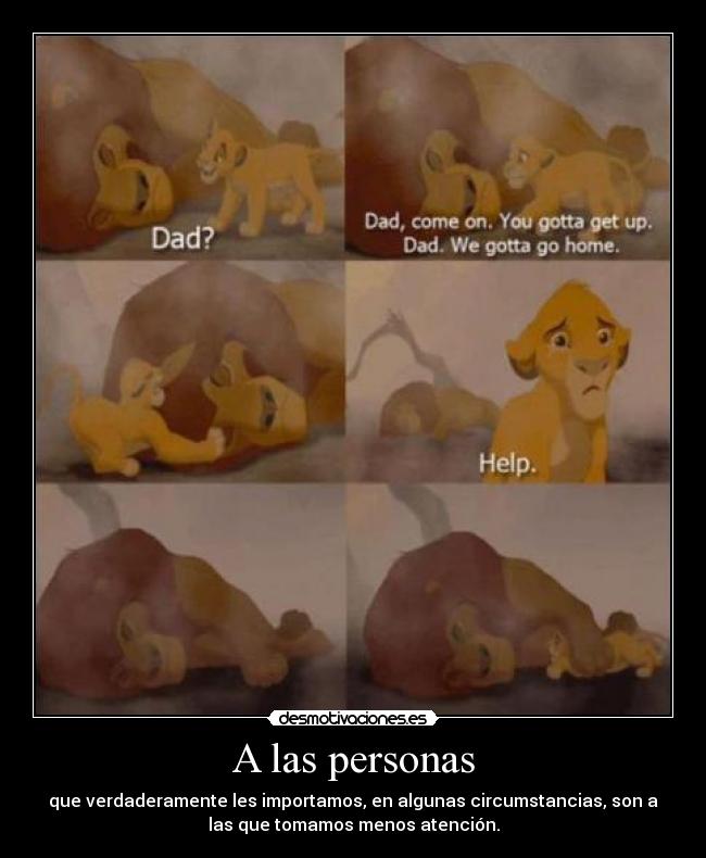 A las personas -