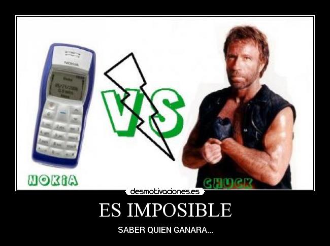 ES IMPOSIBLE - SABER QUIEN GANARA...