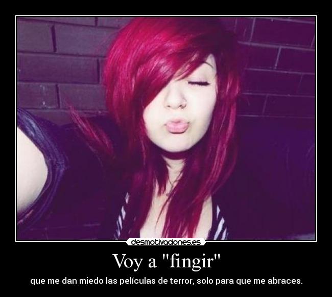 Voy a fingir - 