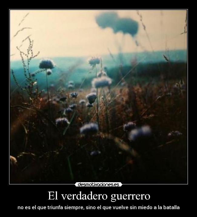 El verdadero guerrero -