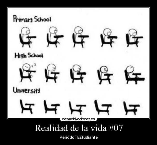 Realidad de la vida #07 - Periodo : Estudiante