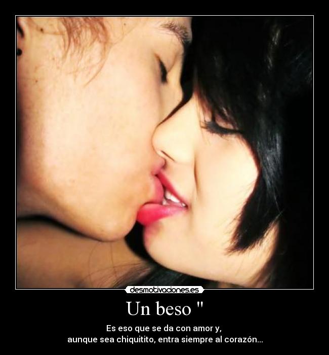 Un beso -