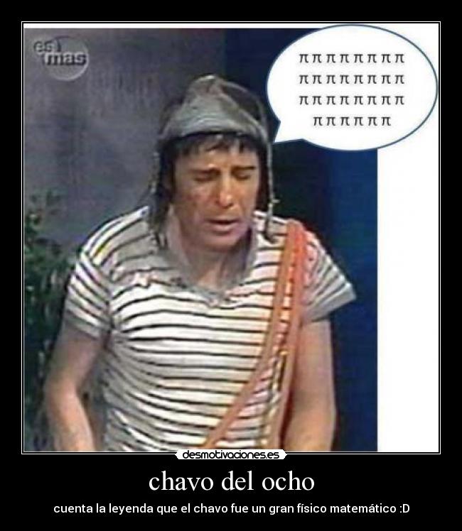 carteles alegria pipipi chavo del ocho matematicas desmotivaciones