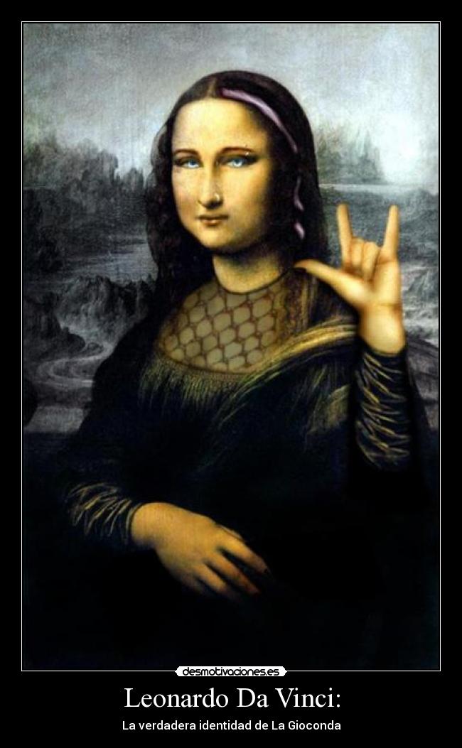 carteles leonardo vinci gioconda desmotivaciones