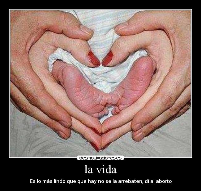 la vida - Es lo más lindo que que hay no se la arrebaten, di al aborto