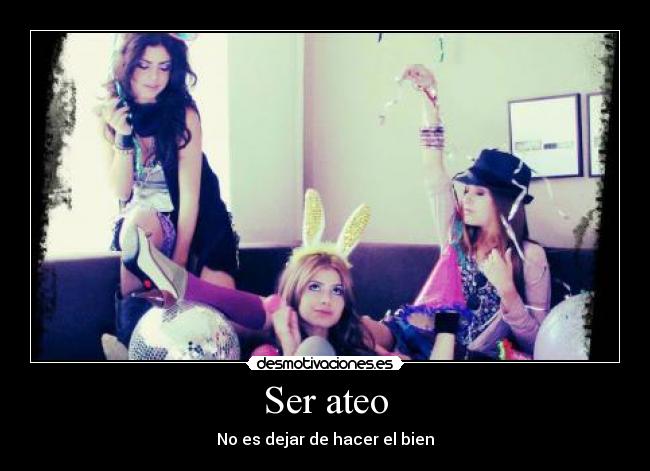 Ser ateo - No es dejar de hacer el bien